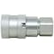 A & I Products Flat Hydraulic Coupler Socket, Female, 3/8" NPT 6" x3" x2" A-FF3718FP-A - alternate 4